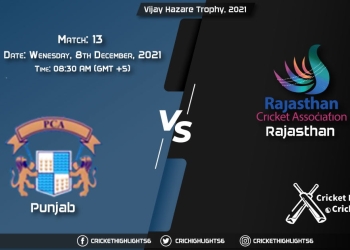 PUN vs RJS, Live Scorecard, Match 13, December 8, 2021, Live Cricket Score, Vijay Hazare Trophy, 2021