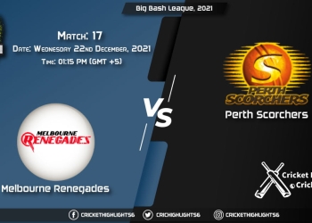 REN vs SCO, Live Scorecard, Match 17, December 22, 2021, Live Cricket Score, Big Bash League, 202122