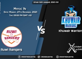 RUR vs KHW, Live Scorecard, Match 14, December 27, 2021, Live Cricket Score, Oman D20 League, 202122