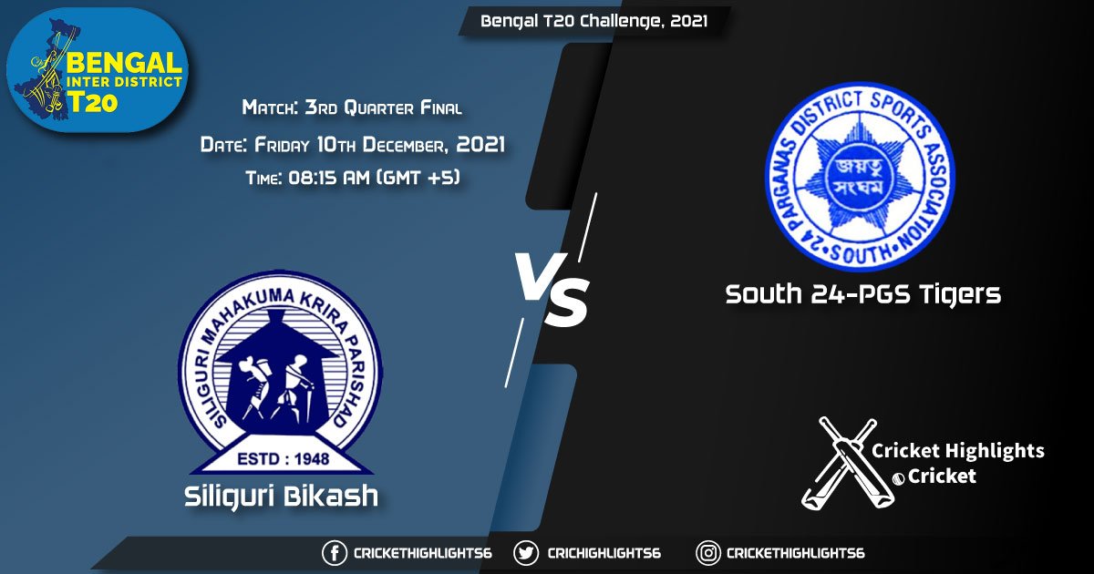 SIB vs SPT, Live Scorecard, Match 3rd Quarter Final, December 10, 2021, Live Cricket Score,Bengal T20 Challenge, 2021