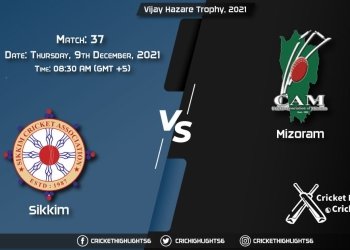 SIK vs MIZ, Live Scorecard, Match 37, December 9, 2021, Live Cricket Score, Vijay Hazare Trophy, 2021