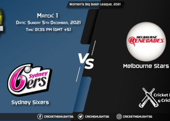 SIX vs STA, Live Scorecard, Match 1, December 5, 2021, Live Cricket Score, Big Bash League, 202122