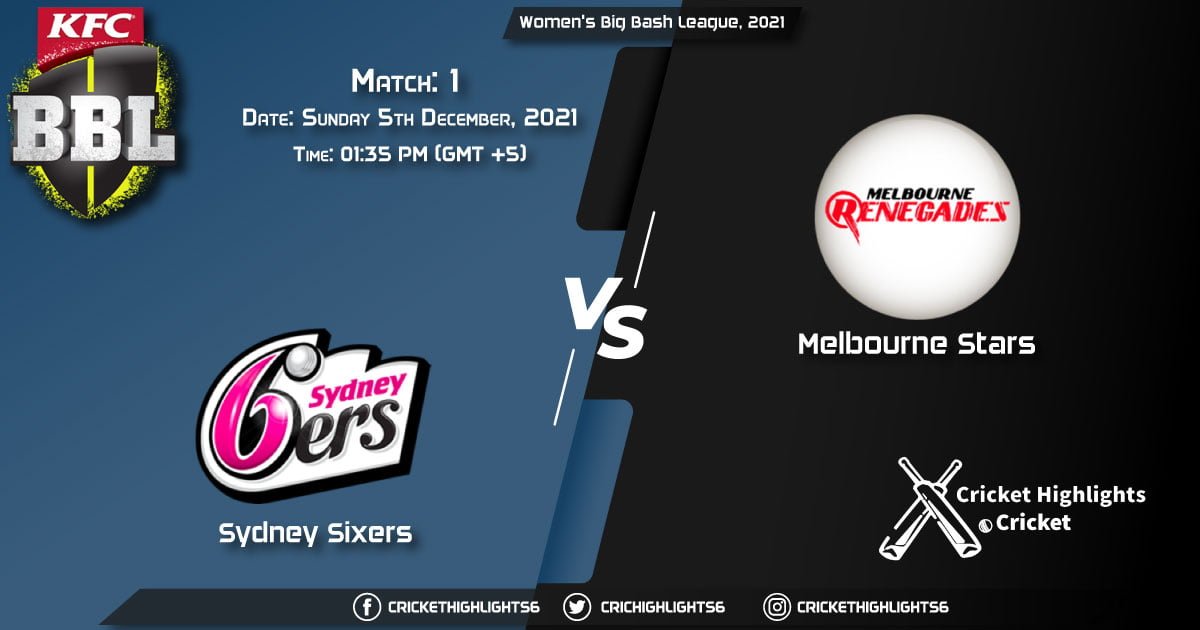 SIX vs STA, Live Scorecard, Match 1, December 5, 2021, Live Cricket Score, Big Bash League, 202122
