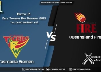 TAS-W vs QUN-W, Live Scorecard, Match 2, December 16, 2021, Live Cricket Score, Women's National Cricket League, 202122