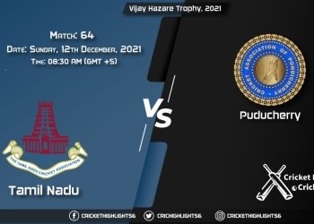 TN vs PUD, Live Scorecard, Match 64, December, 12, 2021, Live Cricket Score, Vijay Hazare Trophy, 2021
