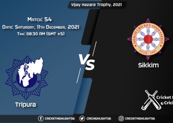 TRP vs SIK, Live Scorecard, Match 54, December 11, 2021, Live Cricket Score, Vijay Hazare Trophy, 2021
