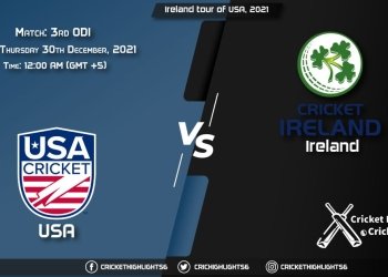 USA vs IRE, Live Scorecard, Match 3rd ODI, December 30, 2021, Live Cricket Score, Ireland tour of USA, 2021