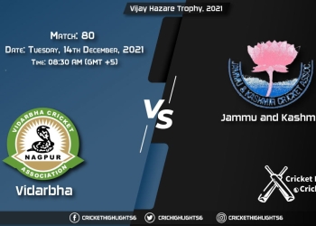 VID vs JAM, Live Scorecard, Match 80, December, 14, 2021, Live Cricket Score, Vijay Hazare Trophy, 2021