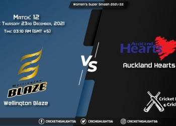 WB-W vs AH-W, Live Scorecard, Match 12, December 23, 2021, Live Cricket Score, Women's Super Smash 202122