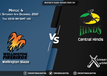 WB-W vs CH-W, Live Scorecard, Match 4, December 4, 2021, Live Cricket Score, Dream11 Women's Super Smash 202122