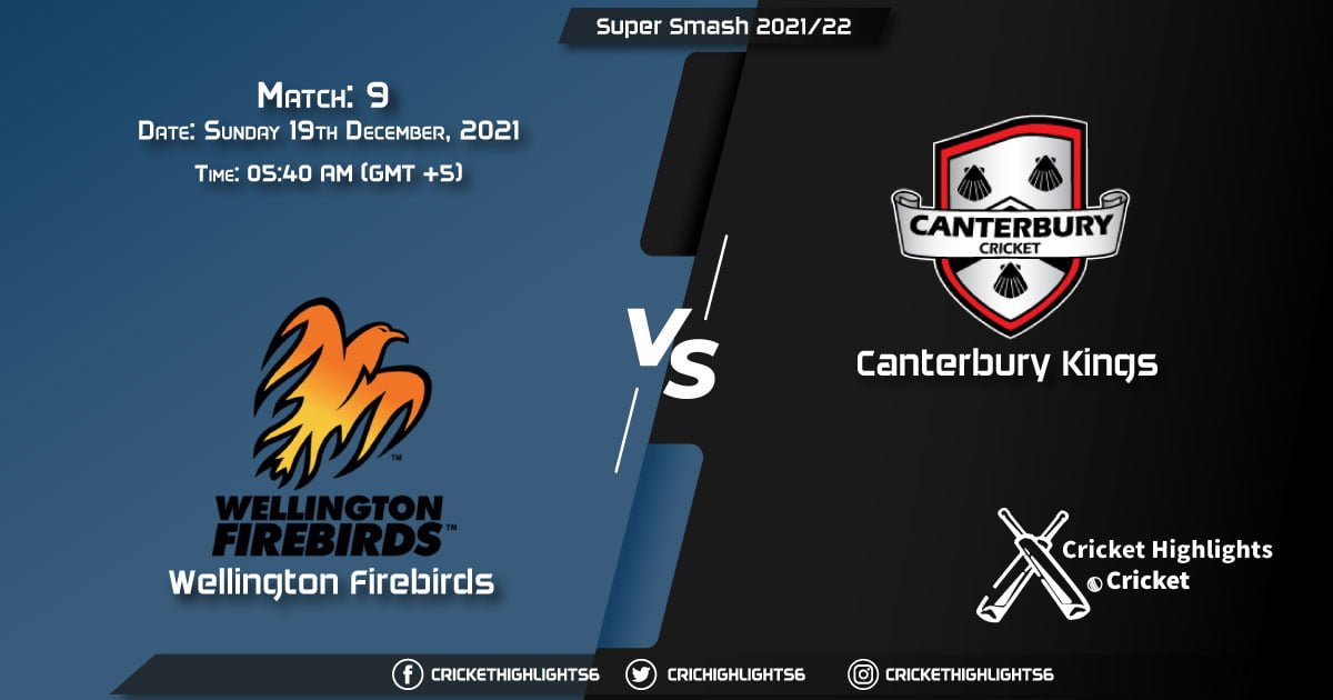 WF vs CK, Live Scorecard, Match 9, December 19, 2021, Live Cricket Score, Super Smash 202122