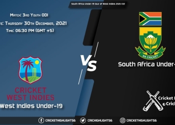 WI-U19 vs SA-U19, Live Scorecard, Match 3rd Youth ODI, December 30, 2021, Live Cricket Score, South Africa Under-19 tour of West Indies 202122