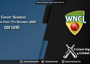 Women's National Cricket League, 202122 - Schedule, Fixture List, Match Timings, Live Score, Results, Venues, Teams and Squads