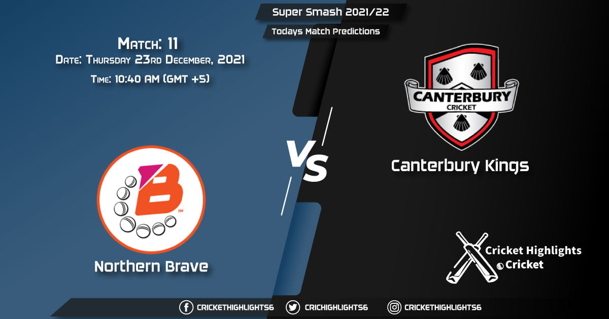 Women's Super Smash 202122, Match 11 NB-W vs CM-W, Playing 11 & Today's Match Predictions