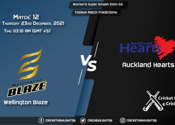 Women's Super Smash 202122, Match 12 WB-W vs AH-W, Playing 11 & Today's Match Predictions