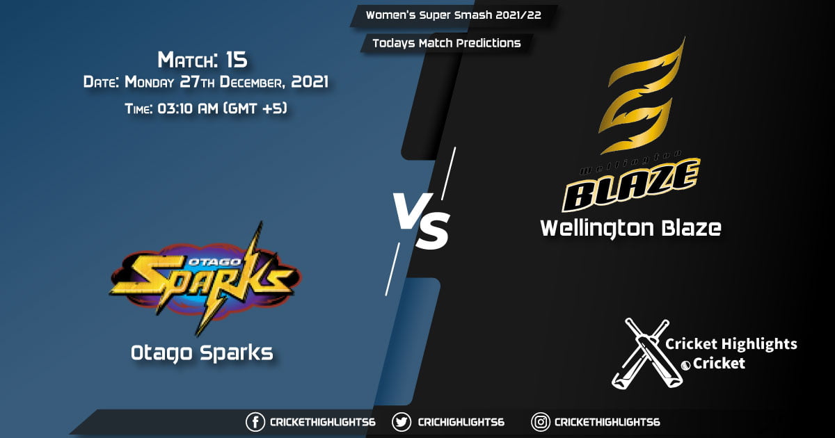 Women's Super Smash 202122, Match 15 OS-W vs WB-W, Playing 11 & Today's Match Predictions