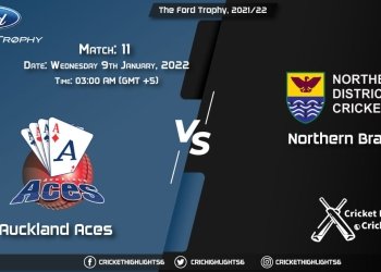 AA vs NB, Live Scorecard, Match 11, January 9, 2022, Live Cricket Score, The Ford Trophy, 202122
