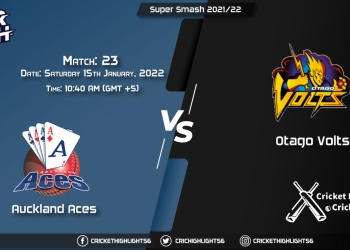 AA vs OV, Live Scorecard, Match 23, January 15, 2022, Live Cricket Score, Super Smash 202122