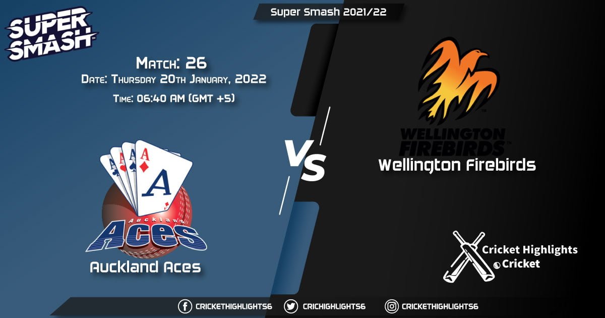 Super Smash 2021/22, Match 26: AA vs WF, Playing 11 & Today's Match Predictions