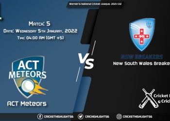 AM-W vs NSW-W, Live Scorecard, Match 5, January 5, 2022, Live Cricket Score, Women's National Cricket League, 202122