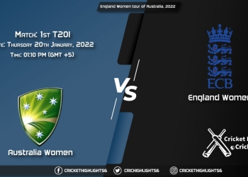 AU-W vs EN-W, Live Scorecard, Match 1st T20I, January 20, 2022, England Women tour of Australia, 2022