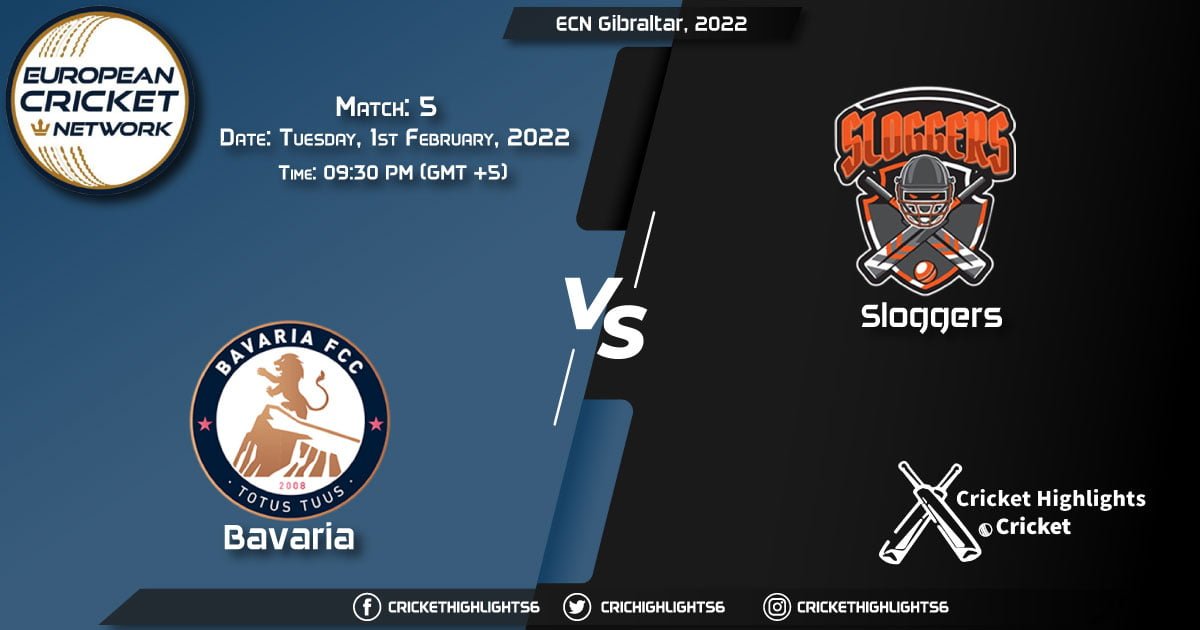 BAV vs SLO, Live Scorecard, Match 5, February 1, 2022, ECN Gibraltar, 2022