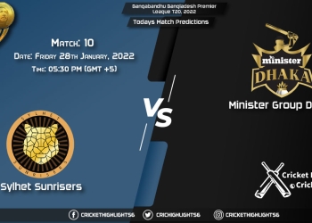 Bangabandhu Bangladesh Premier League T20, 2022, Match 10 SYL vs MGD, Playing 11 & Today's Match Predictions