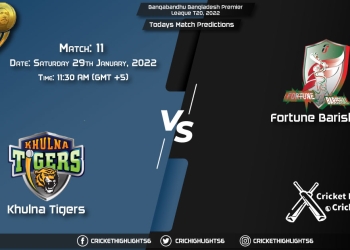 Bangabandhu Bangladesh Premier League T20, 2022, Match 11 KHT vs FBA, Playing 11 & Today's Match Predictions