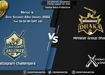Bangabandhu Bangladesh Premier League T20, 2022, Match 4: CCH vs MGD, Playing 11 & Today’s Match Predictions