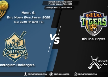 Bangabandhu Bangladesh Premier League T20, 2022, Match 6 CCH vs KHT, Playing 11 & Today's Match Predictions