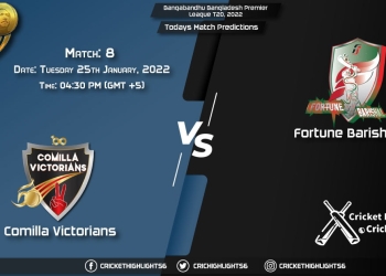 Bangabandhu Bangladesh Premier League T20, 2022, Match 8 COV vs FBA, Playing 11 & Today's Match Predictions