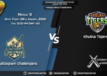 Bangabandhu Bangladesh Premier League T20, 2022, Match 9 CCH vs KHT, Playing 11 & Today's Match Predictions