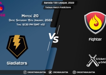 Baroda T20 League, 2022, Match 20 GLA vs FIG, Playing 11 & Today's Match Predictions