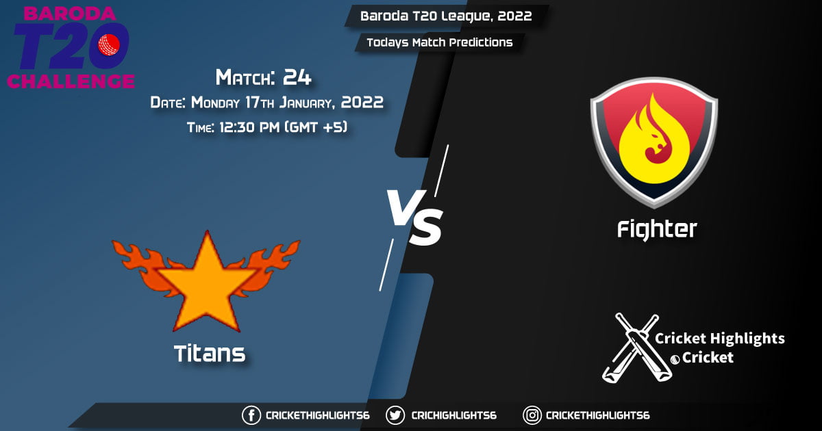 Baroda T20 League, 2022, Match 24 TIT vs FIG, Playing 11 & Today's Match Predictions