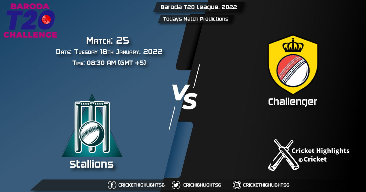 Baroda T20 League, 2022, Match 25 STA vs CHA, Playing 11 & Today's Match Predictions