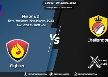 Baroda T20 League, 2022, Match 28 FIG vs CHA, Playing 11 & Today's Match Predictions