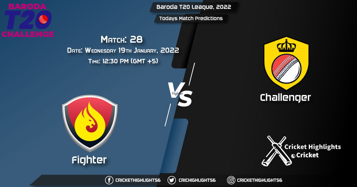 Baroda T20 League, 2022, Match 28 FIG vs CHA, Playing 11 & Today's Match Predictions
