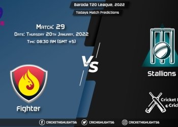 Baroda T20 League, 2022, Match 29 FIG vs STA, Playing 11 & Today's Match Predictions