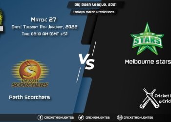 Big Bash League, 202122, Match 27 SCO vs STR, Playing 11 & Today's Match Predictions