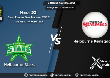 Big Bash League, 202122, Match 33 STA vs REN, Playing 11 & Today's Match Predictions