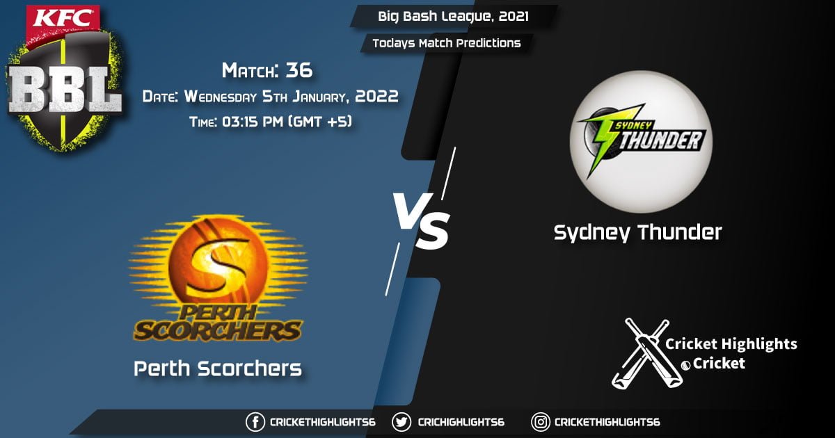 Big Bash League, 202122, Match 36 HEA vs SIX, Playing 11 & Today's Match Predictions