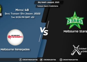 Big Bash League, 202122, Match 48 REN vs STA, Playing 11 & Today's Match Predictions