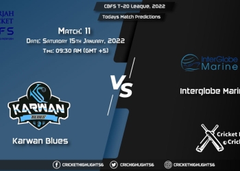 CBFS T-20 League, 2022, Match 11 KAB vs IGM, Playing 11 & Today's Match Predictions