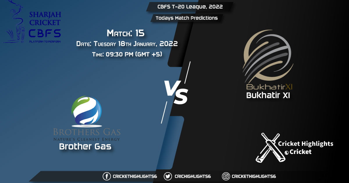 CBFS T-20 League, 2022, Match 15 BG vs BUK, Playing 11 & Today's Match Predictions