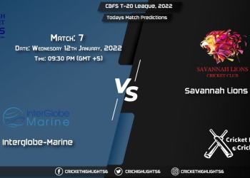 CBFS T-20 League, 2022, Match 7 IGM vs SAL, Playing 11 & Today's Match Predictions