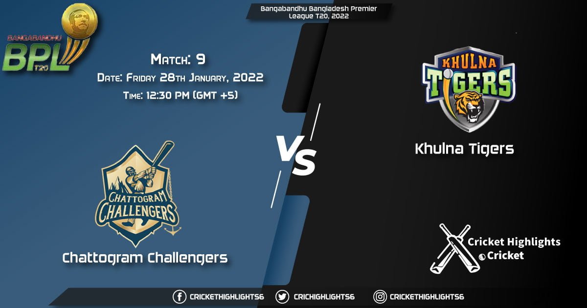 CCH vs KHT, Live Scorecard, Match 9, January 28, 2022, Bangabandhu Bangladesh Premier League T20, 2022