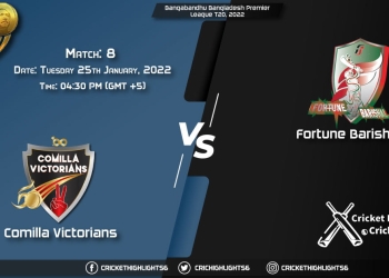 COV vs FBA, Live Scorecard, Match 8, January 25, 2022, Bangabandhu Bangladesh Premier League T20, 2022