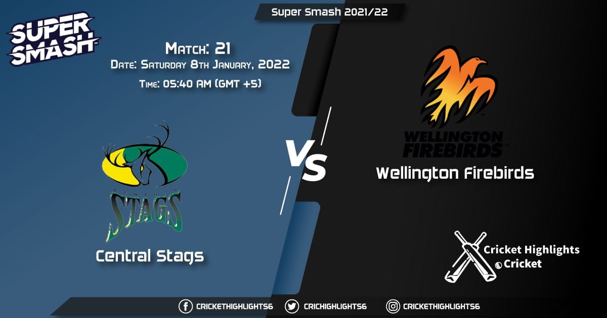 CS vs WF, Live Scorecard, Match 21, January 8, 2022, Live Cricket Score, Super Smash 202122