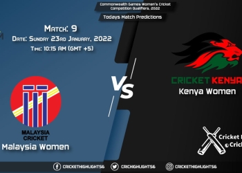 Commonwealth Games Women's Cricket Competition Qualifiers, 2022, Match 9 ML-W vs KEN-W, Playing 11 & Today's Match Predictions