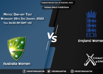 England Women tour of Australia, 2022, Match One-off Test AU-W vs EN-W, Playing 11 & Today's Match Predictions